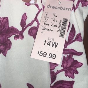 Jones studio NWT beautiful sleeveless floral dress